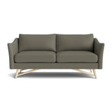 Gio Sofa in Natural Latex - Leather Sofa Medley Maple Tomo Granite 72" Sofa