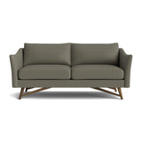 Gio Sofa in Natural Latex - Leather Sofa Medley Walnut Tomo Granite 72" Sofa