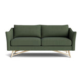 Gio Sofa in Natural Latex - Linen Sofa Medley Maple Juneberry Tarragon 72" Sofa