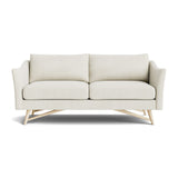 Gio Sofa in Natural Latex - Linen Sofa Medley Maple Stonecrop Oyster 72" Sofa