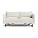 Gio Sofa in Natural Latex - Linen Sofa Medley Walnut Stonecrop Oyster 72" Sofa