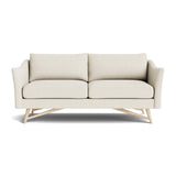 Gio Sofa in Natural Latex - Linen Sofa Medley White Oak Juneberry Jasmine 72" Sofa