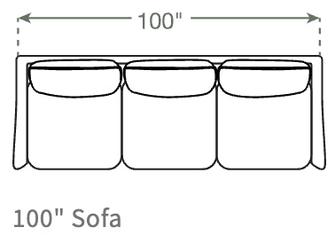 Gio Sofa in Natural Latex - Recycled Polyester Sofa Medley 