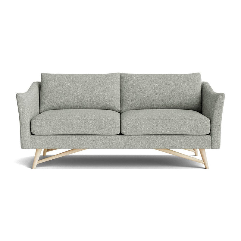 Gio Sofa in Natural Latex - Recycled Polyester Sofa Medley Maple Poplar Bouclé Bayberry 72" Sofa