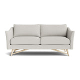 Gio Sofa in Natural Latex - Recycled Polyester Sofa Medley Maple Poplar Bouclé Vanilla 72" Sofa