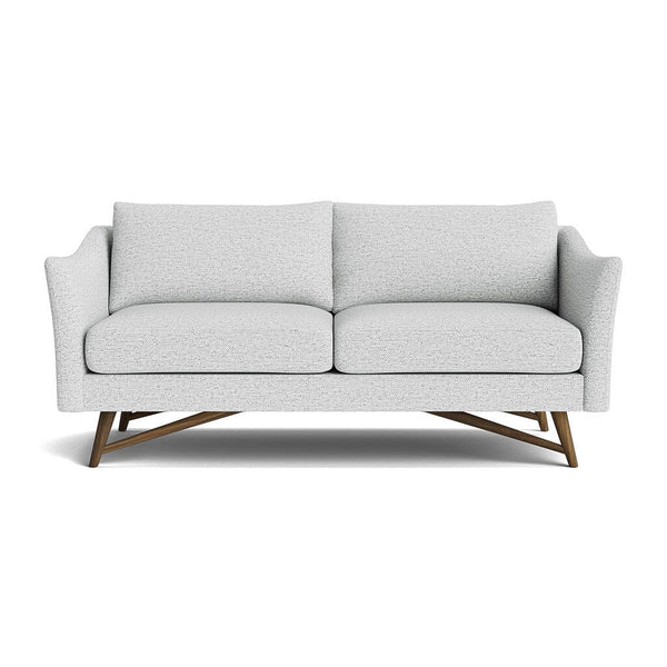 Gio Sofa in Natural Latex - Recycled Polyester Sofa Medley Walnut Alpine Dove 72" Sofa