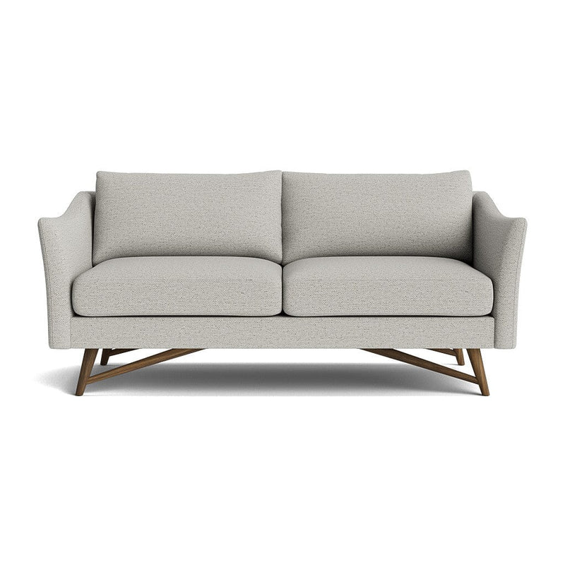 Gio Sofa in Natural Latex - Recycled Polyester Sofa Medley Walnut Alpine Haze 72" Sofa