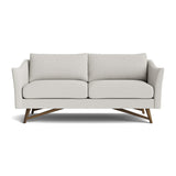 Gio Sofa in Natural Latex - Recycled Polyester Sofa Medley Walnut Poplar Bouclé Vanilla 72" Sofa