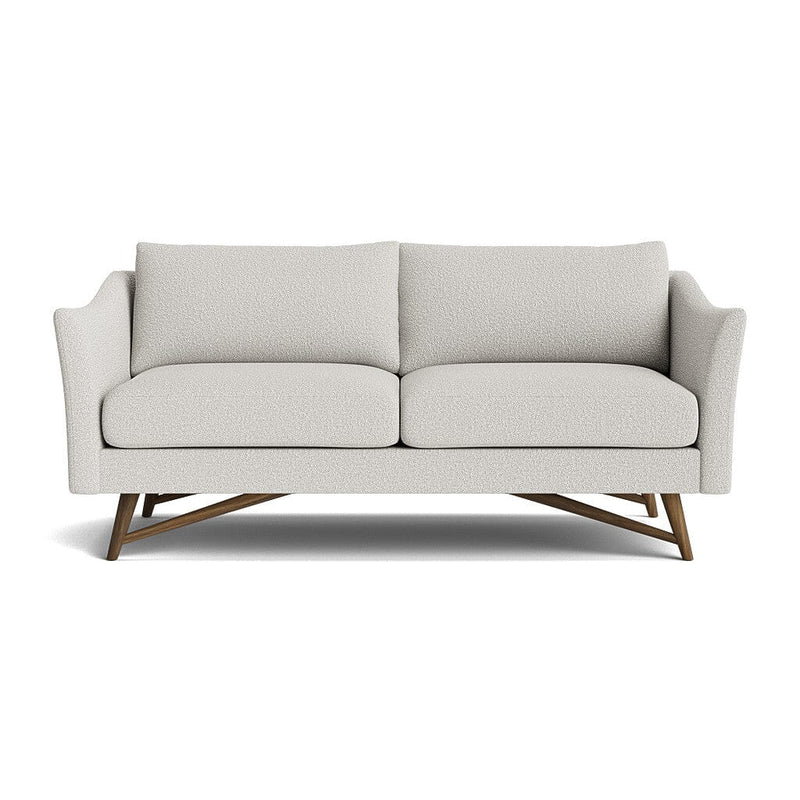 Gio Sofa in Natural Latex - Recycled Polyester Sofa Medley Walnut Poplar Bouclé Vanilla 72" Sofa