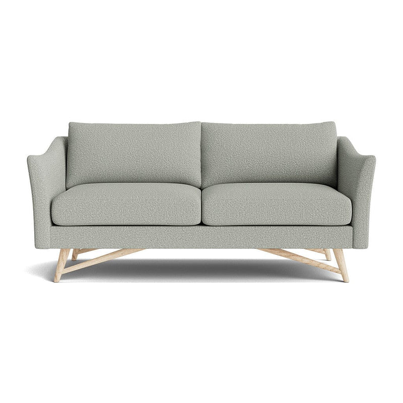 Gio Sofa in Natural Latex - Recycled Polyester Sofa Medley White Oak Poplar Bouclé Bayberry 72" Sofa