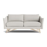 Gio Sofa in Natural Latex - Recycled Polyester Sofa Medley White Oak Poplar Bouclé Vanilla 72" Sofa