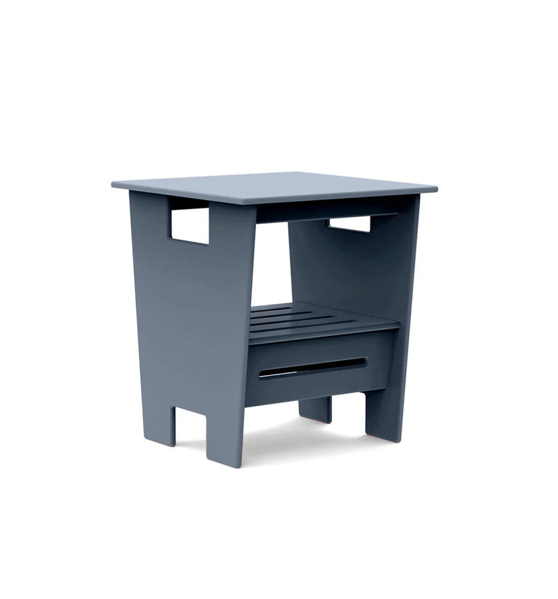 Go Recycled Outdoor Side Table Outdoor Tables Loll Designs Ash Blue 