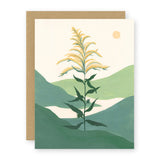 Goldenrod Greeting Card Greeting Card Elana Gabrielle 