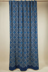 Greece Indigo Midweight Curtain Panel Curtains Ichcha 