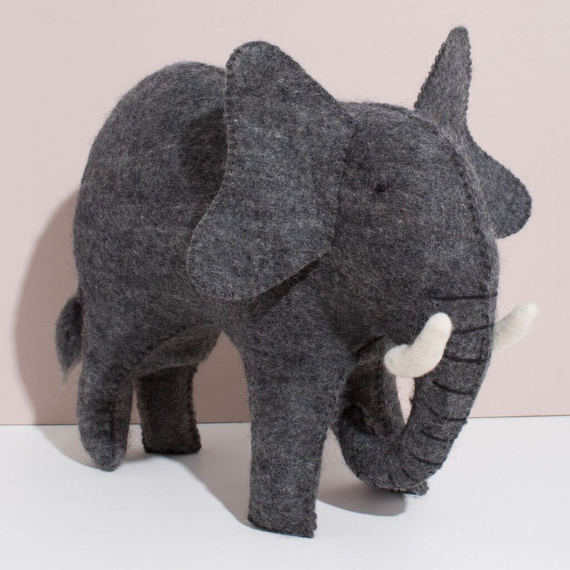 Hand Felted Elephant Toys Mulxiply 