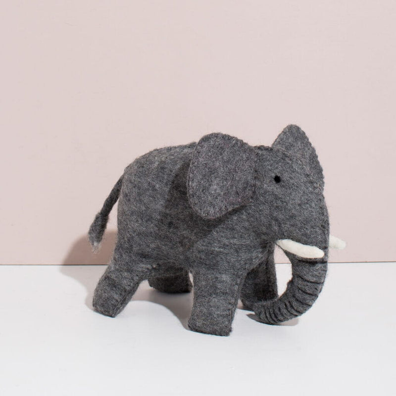 Hand Felted Elephant Toys Mulxiply 