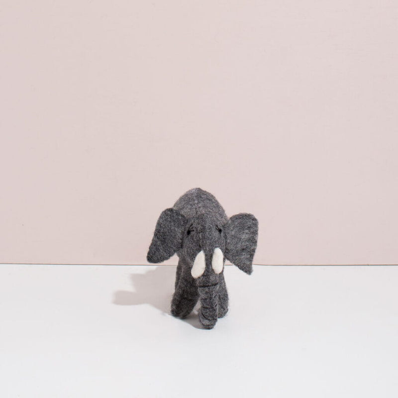 Hand Felted Elephant Toys Mulxiply Small 