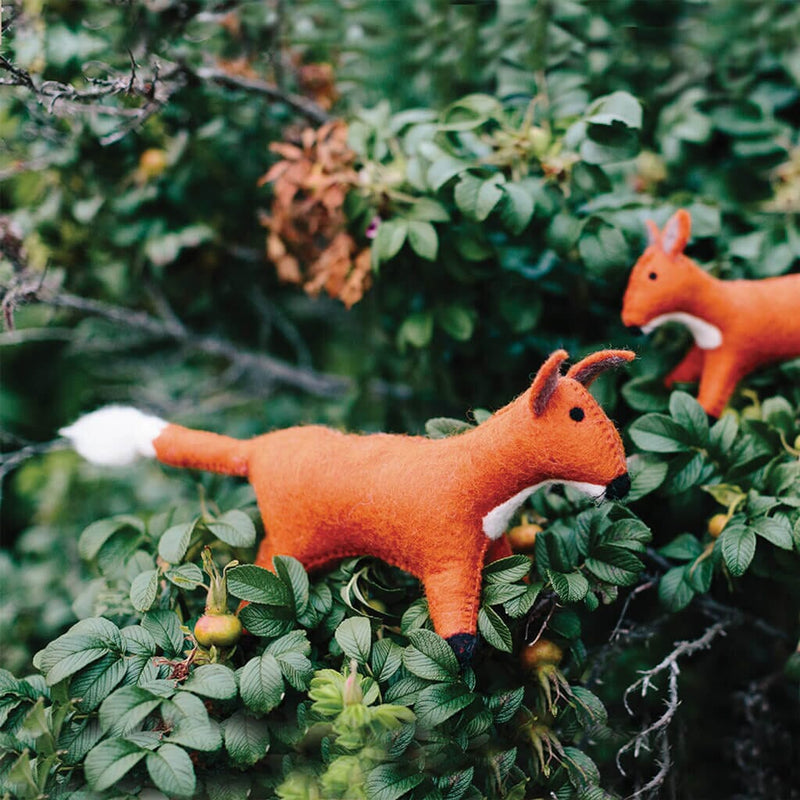 Hand Felted Fox Toys Mulxiply 