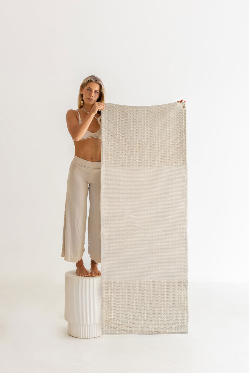 Herbal Jade + Jute Yoga Mat