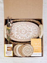 Home Essentials Gift Box Gift Box Korissa Oval Vintage Flower 