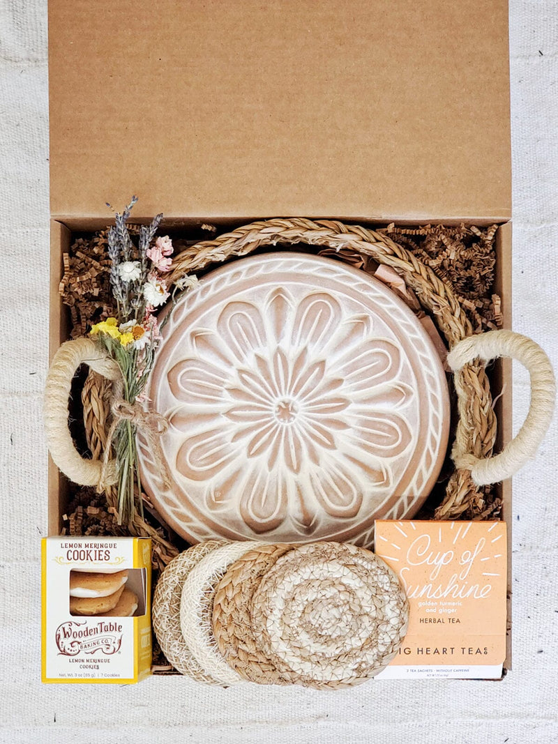 Home Essentials Gift Box Gift Box Korissa Round Vintage Flower 