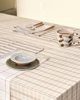 Hudson Grid Tablecloth