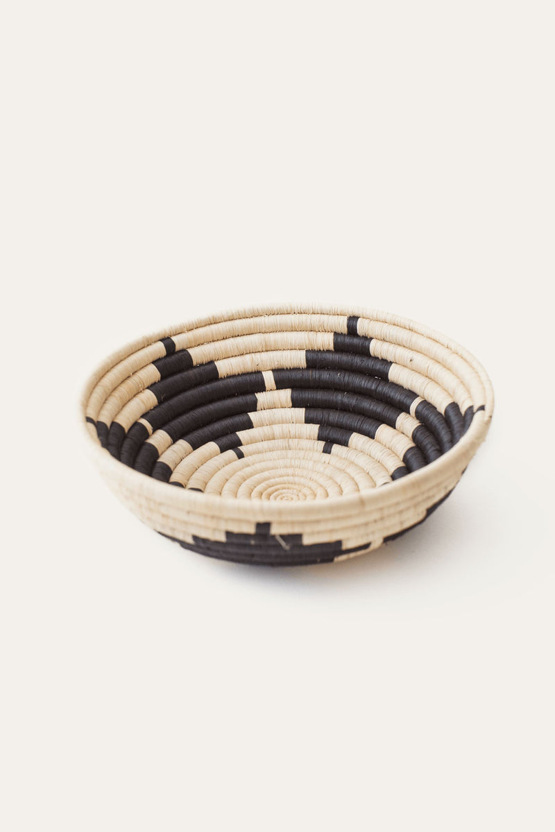 Indego Africa Petal Raffia Plateau Basket Indego Africa 