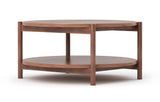 Iris Round Coffee Table Coffee Tables Medley Walnut 