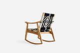 Izapa Rocking Chair | Colonial Pattern Lounge Chair MasayaCo 