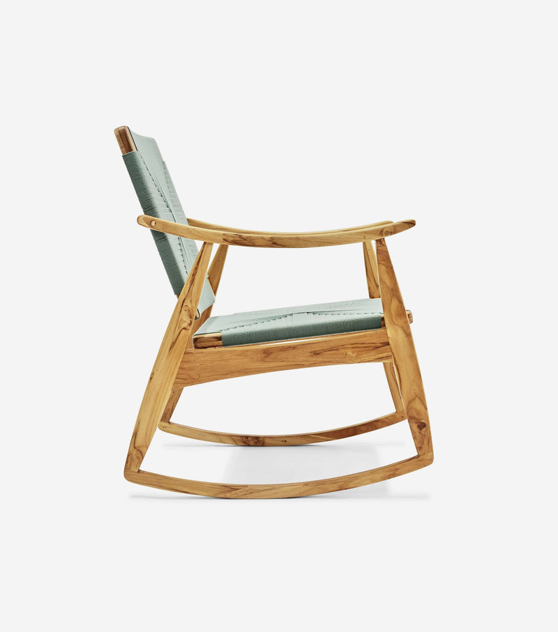 Izapa Rocking Chair - Natural Teak