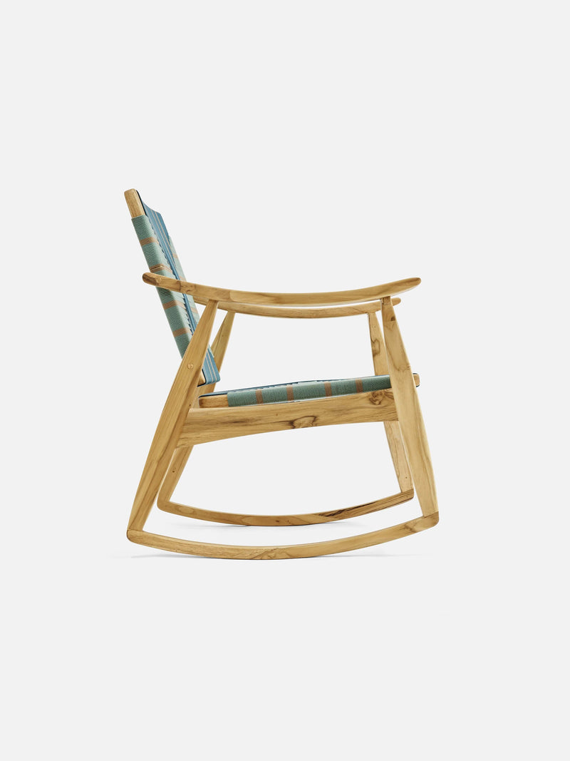 Izapa Rocking Chair - Natural Teak