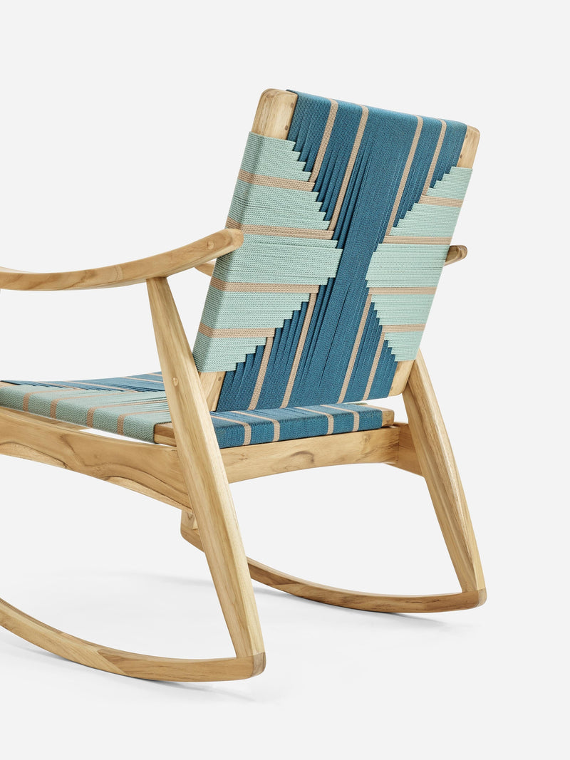 Izapa Rocking Chair - Natural Teak