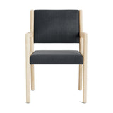 Jasmi Dining Arm Chair in Natural Latex - Cotton Dining Chairs Medley Maple Meadow Granite 