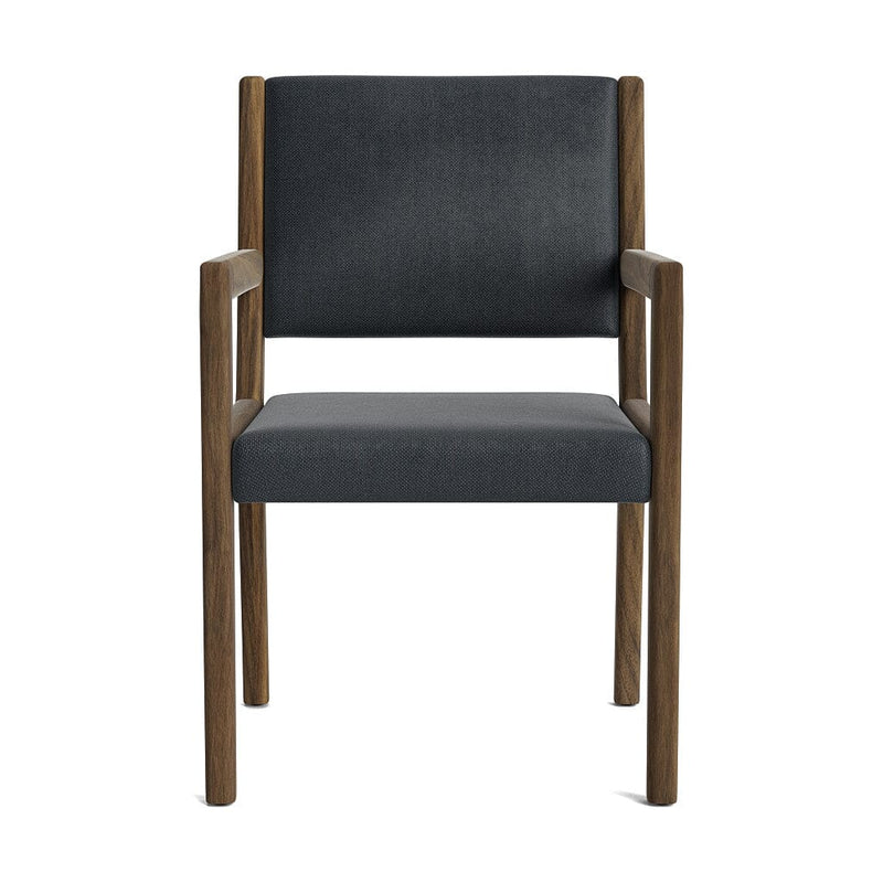 Jasmi Dining Arm Chair in Natural Latex - Cotton Dining Chairs Medley Walnut Meadow Granite 