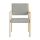 Jasmi Dining Arm Chair in Natural Latex - Recycled Polyester Dining Chairs Medley Maple Poplar Bouclé Bayberry 