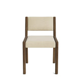 Jasmi Dining Chair in Natural Latex - Cotton Dining Chairs Medley Walnut Meadow Dove Short Back