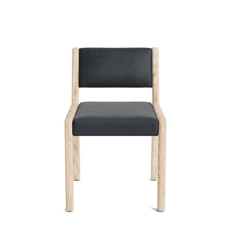 Jasmi Dining Chair in Natural Latex - Cotton Dining Chairs Medley White Oak Meadow Granite Short Back