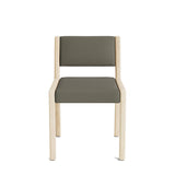 Jasmi Dining Chair in Natural Latex - Leather Dining Chairs Medley Maple Tomo Granite Short Back