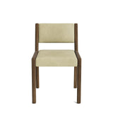 Jasmi Dining Chair in Natural Latex - Leather Dining Chairs Medley Walnut Bodie Linen Short Back