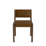 Jasmi Dining Chair in Natural Latex - Leather Dining Chairs Medley Walnut Tomo Granite Short Back