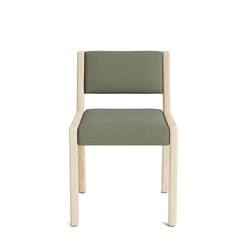 Jasmi Dining Chair in Natural Latex - Linen Dining Chairs Medley Maple Juneberry Caribou Short Back