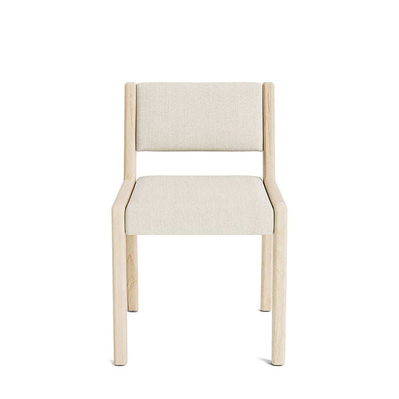 Jasmi Dining Chair in Natural Latex - Linen Dining Chairs Medley Maple Juneberry Jasmine Short Back