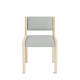 Jasmi Dining Chair in Natural Latex - Linen Dining Chairs Medley Maple Juneberry Jicama Short Back