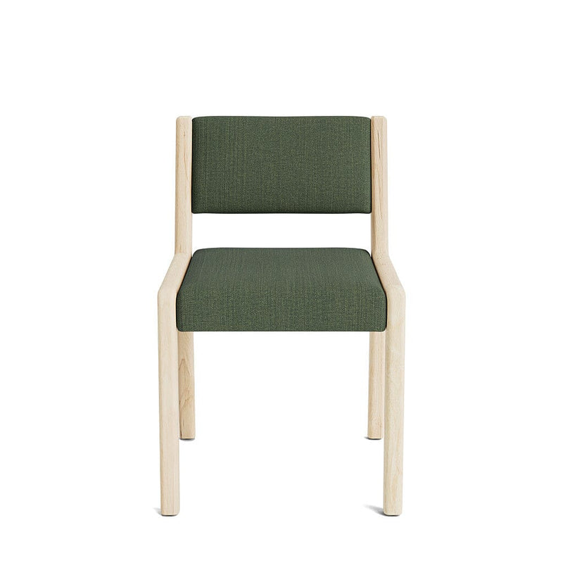 Jasmi Dining Chair in Natural Latex - Linen Dining Chairs Medley Maple Juneberry Tarragon Short Back