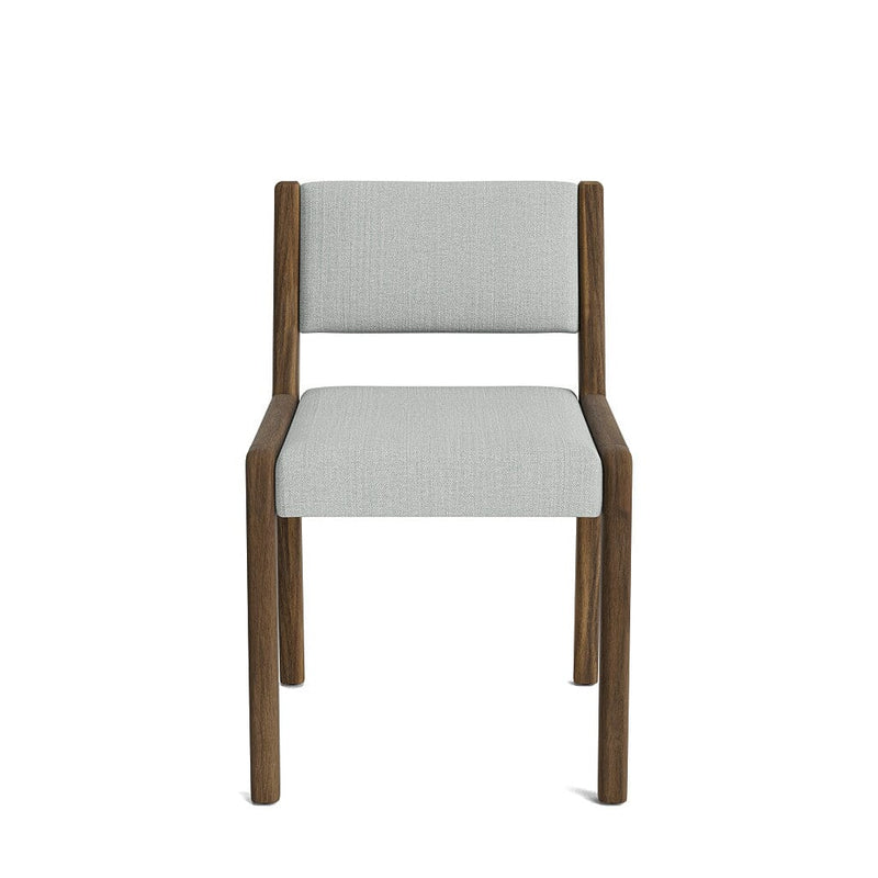 Jasmi Dining Chair in Natural Latex - Linen Dining Chairs Medley Walnut Juneberry Jicama Short Back