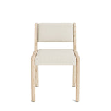 Jasmi Dining Chair in Natural Latex - Linen Dining Chairs Medley White Oak Juneberry Jasmine Short Back