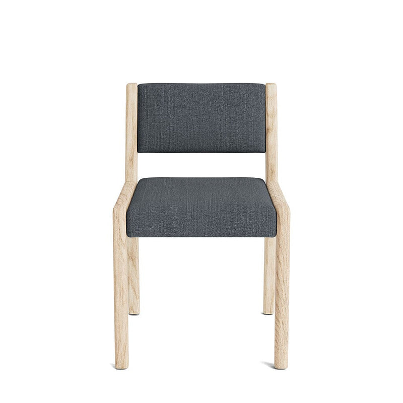 Jasmi Dining Chair in Natural Latex - Linen Dining Chairs Medley White Oak Juneberry Peppercorn Short Back