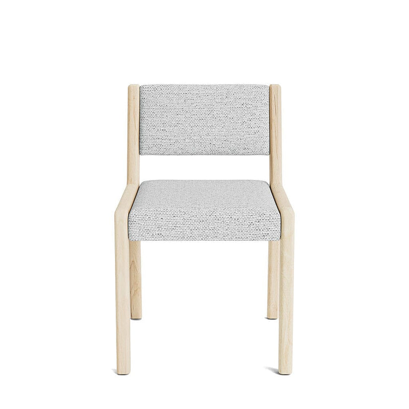 Jasmi Dining Chair in Natural Latex - Recycled Polyester Dining Chairs Medley Maple Alpine Dove Short Back