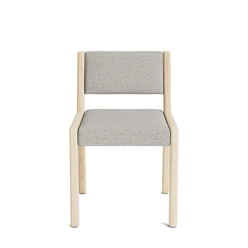 Jasmi Dining Chair in Natural Latex - Recycled Polyester Dining Chairs Medley Maple Alpine Oyster Short Back