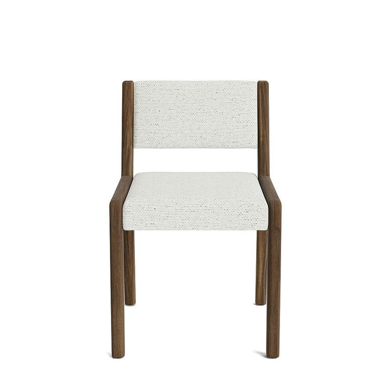 Jasmi Dining Chair in Natural Latex - Recycled Polyester Dining Chairs Medley Walnut Alpine Oyster Short Back